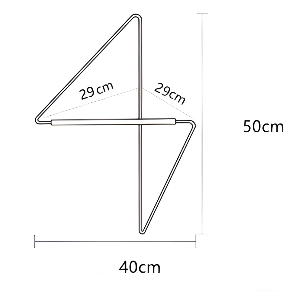 Space Saving Metal Coat Rack with Storage