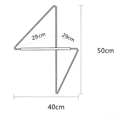 Space Saving Metal Coat Rack with Storage