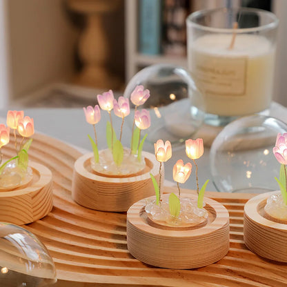 Beautiful Floral Desk Table Lamp