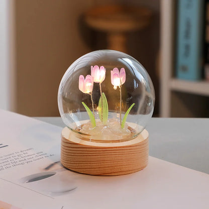 Beautiful Floral Desk Table Lamp