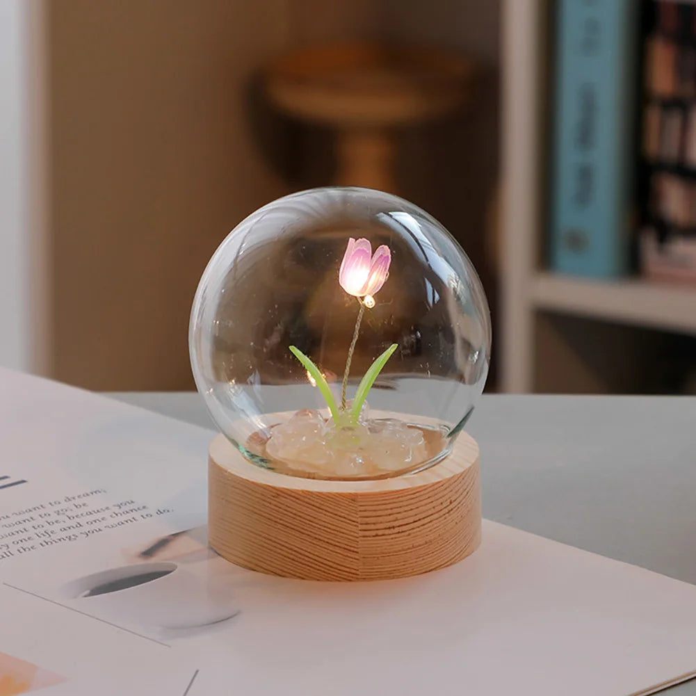 Beautiful Floral Desk Table Lamp