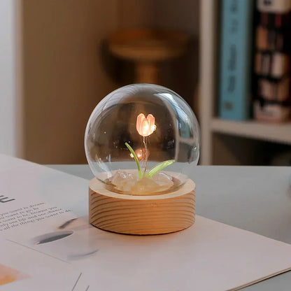 Beautiful Floral Desk Table Lamp - Fesara