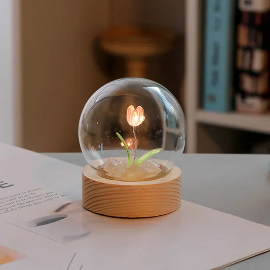 Beautiful Floral Desk Table Lamp - Fesara