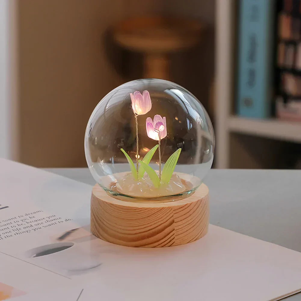 Beautiful Floral Desk Table Lamp