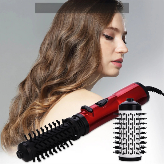 Auto Rotating Ceramic Round Hair Brush Styler - Fesara