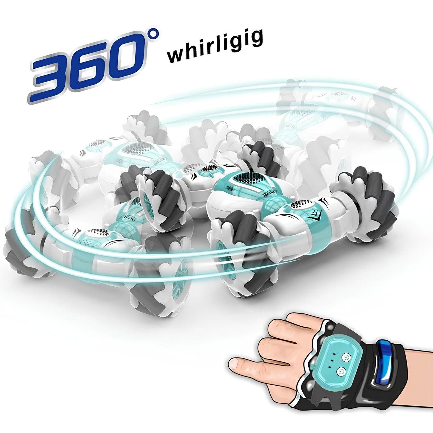 Fast Turbo Stunt Remote Control Car 2-in-1