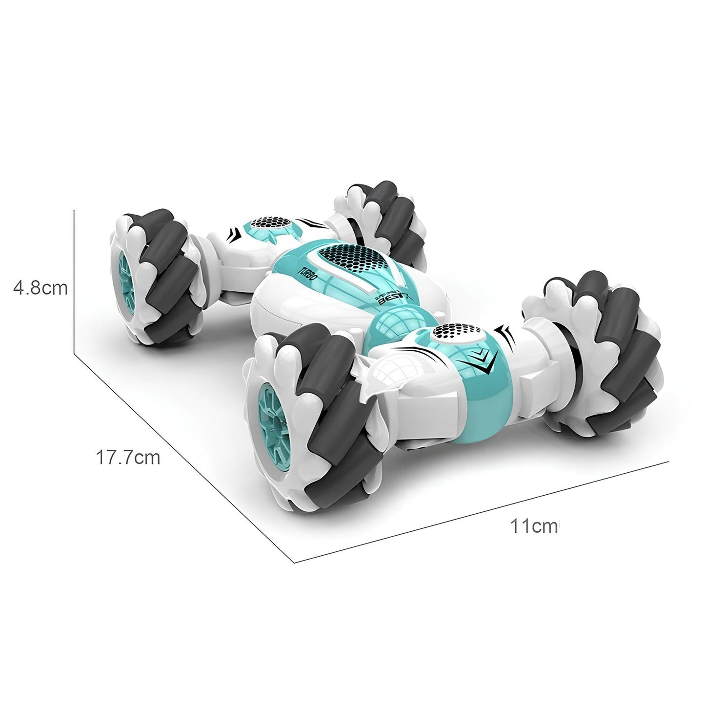 Fast Turbo Stunt Remote Control Car 2-in-1