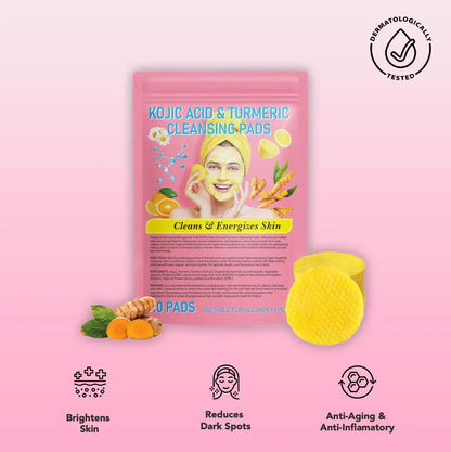 Brightening Kojic Acid Skin Pads - Fesara