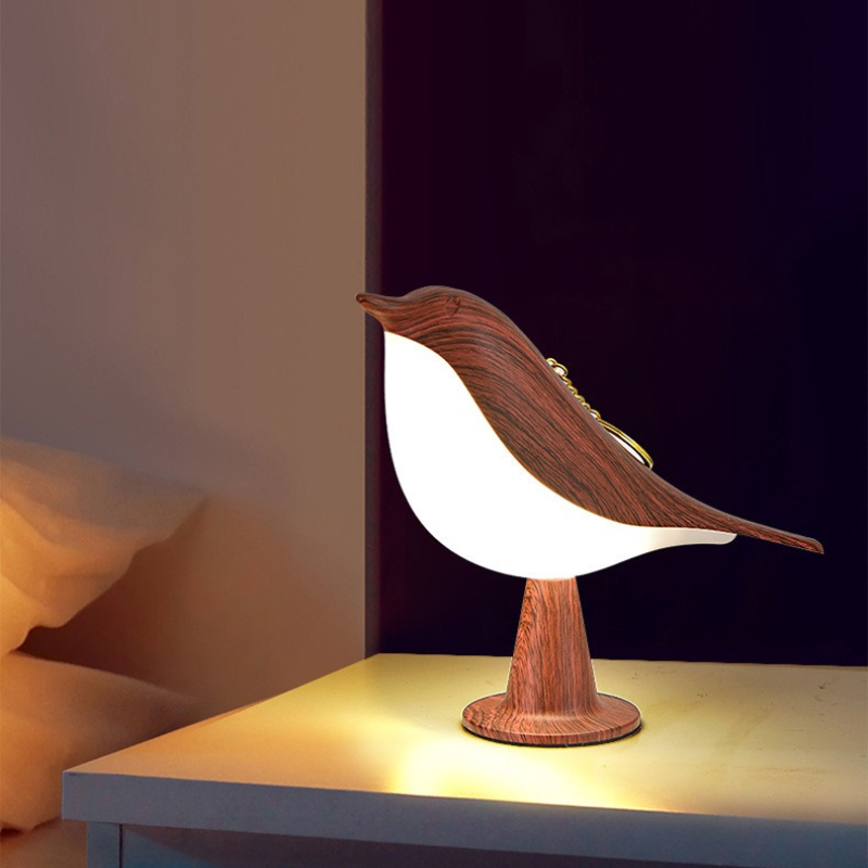 Colorful Bird Shaped LED Night Lamp with Touch Control