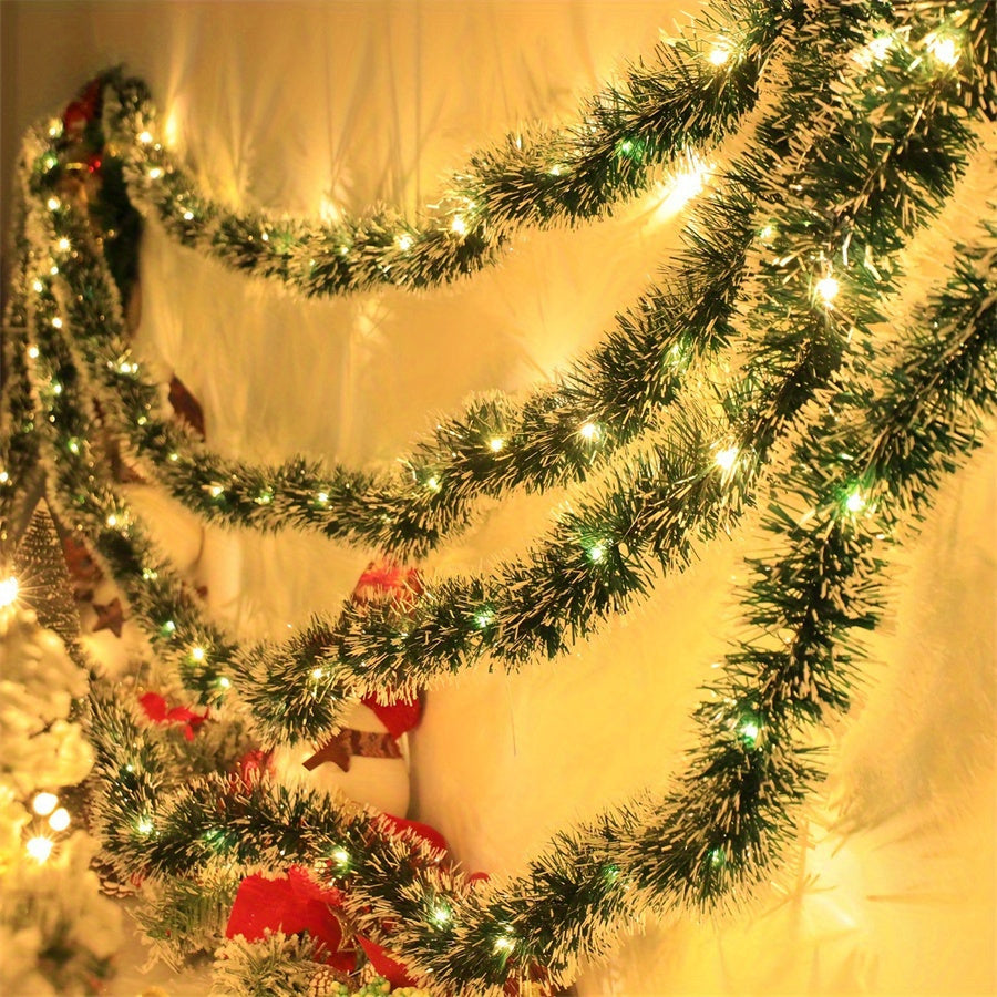 TwinkleTinsel – 2 Set LED Christmas String Lights with Battery Lighting 7