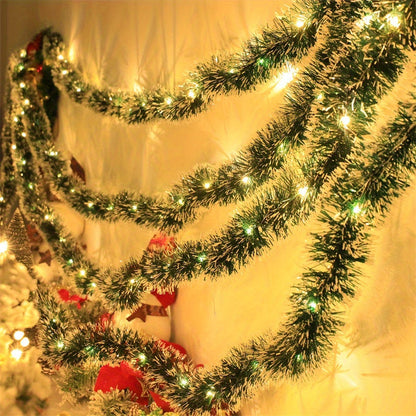 TwinkleTinsel – 2 Set LED Christmas String Lights with Battery Lighting 7