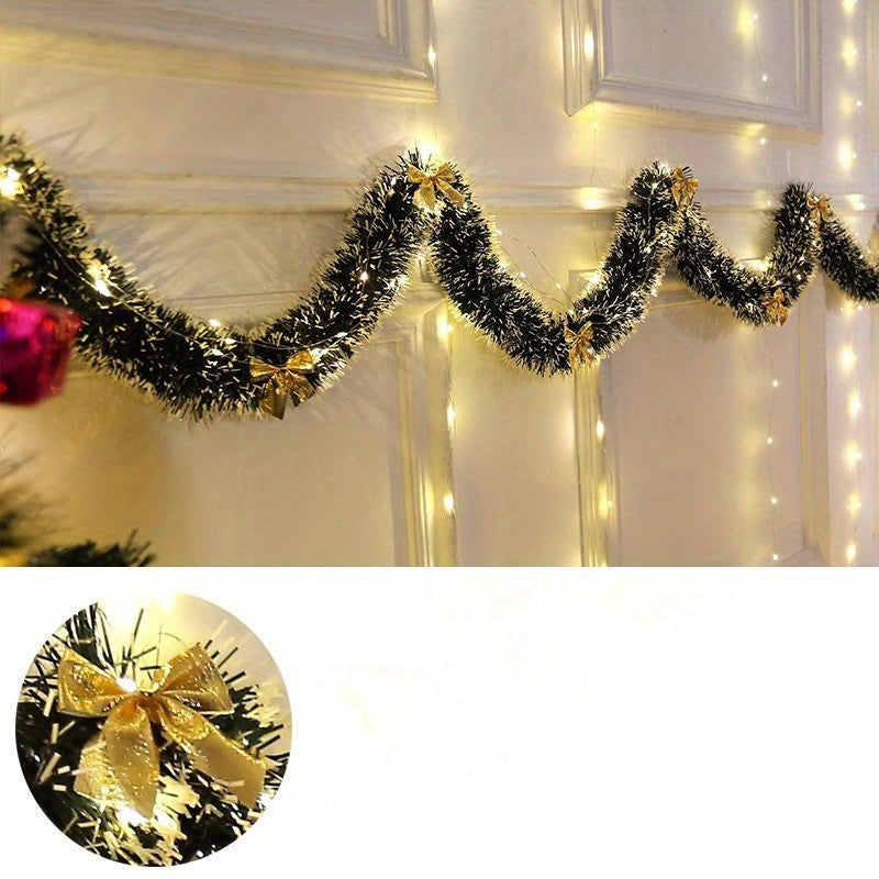 TwinkleTinsel – 2 Set LED Christmas String Lights with Battery Lighting 9