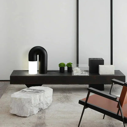 Sleek Glass Desk Lamp