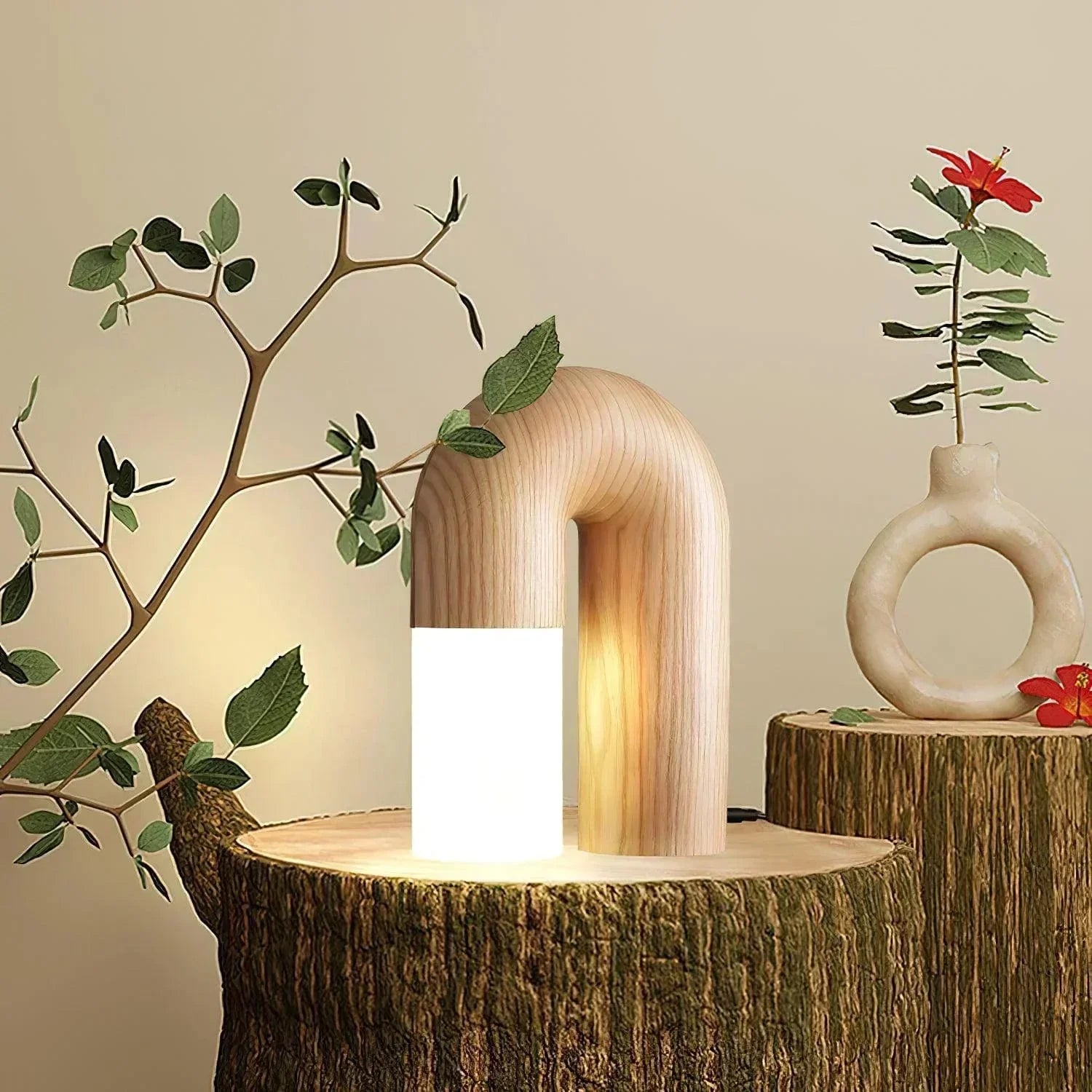 Sleek Glass Desk Lamp - Fesara
