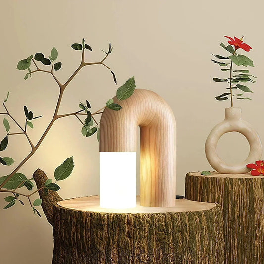 Sleek Glass Desk Lamp - Fesara