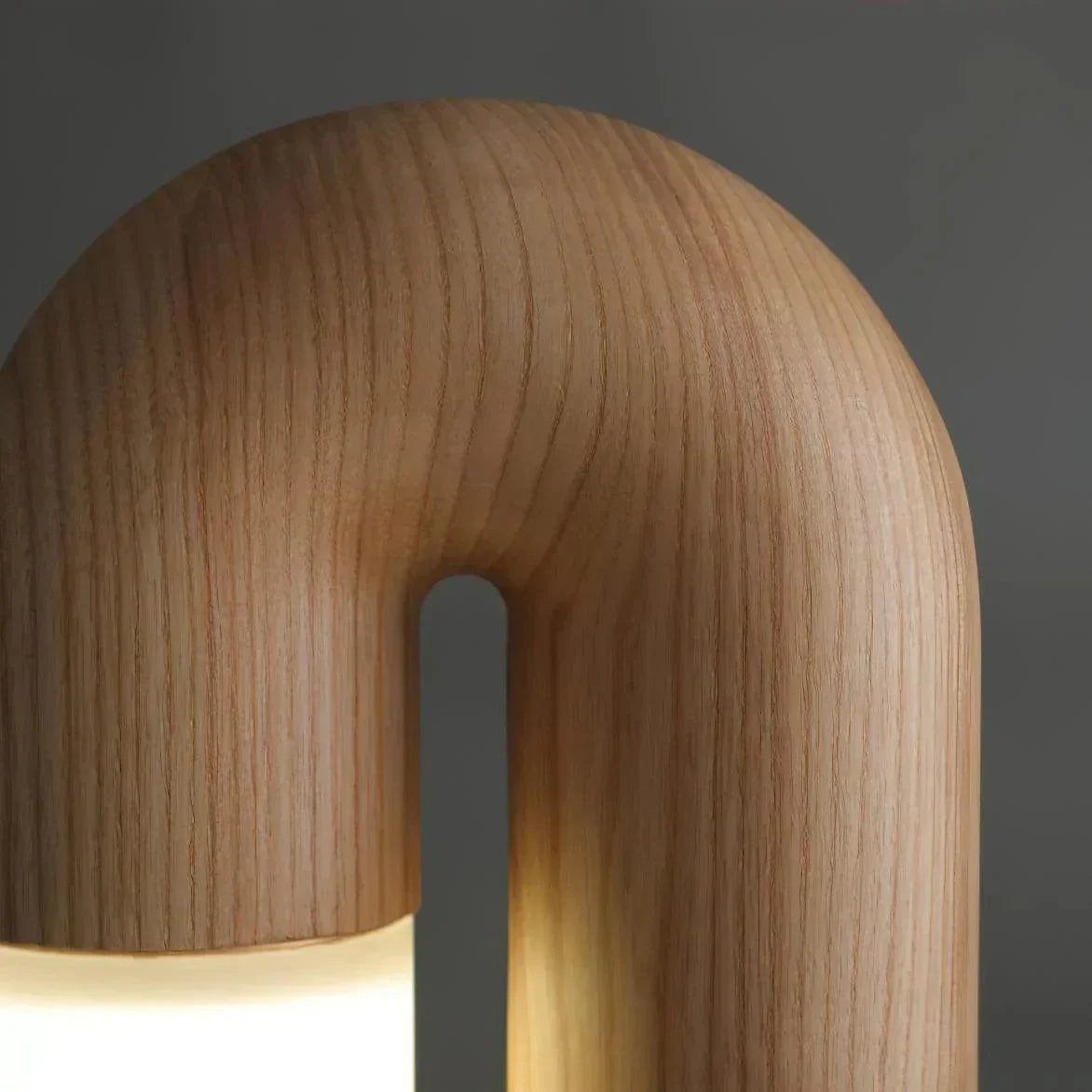 Sleek Glass Desk Lamp