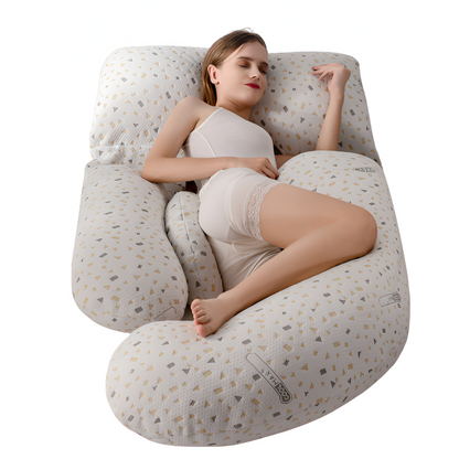 Contoured Maternity Pillow with U Shaped Side Sleeper Support