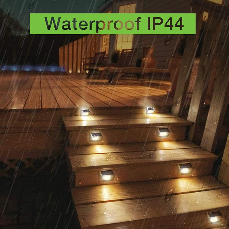 Eco Friendly Outdoor Solar Step Lights