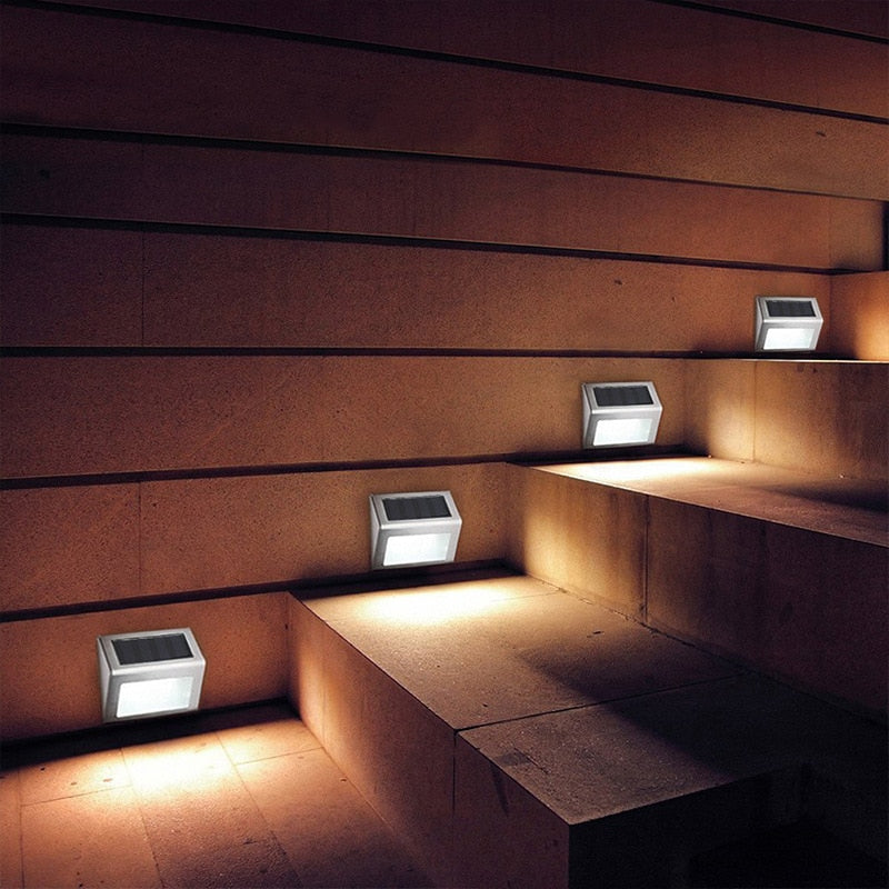 Eco Friendly Outdoor Solar Step Lights