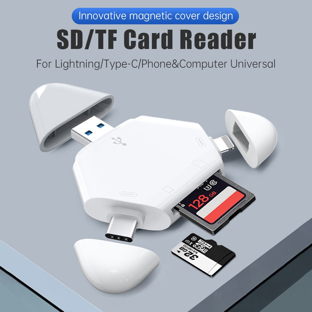 Compact 3 in 1 Phone Memory Card Adapter - Fesara