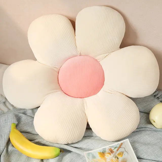 Soft Floral Pattern Chair Cushion