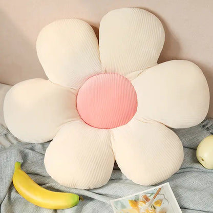 Soft Floral Pattern Chair Cushion