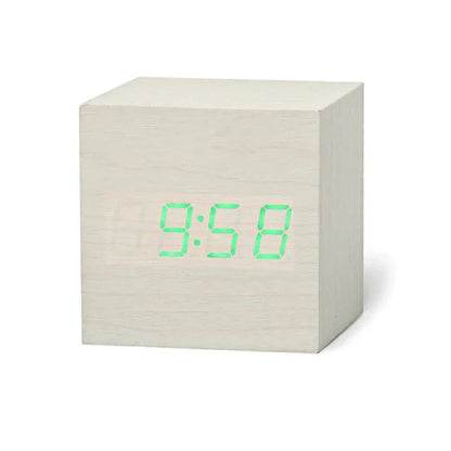Small Digital Table Clock with LED Nightlight