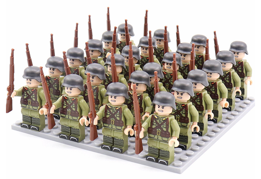 Historic WWII Building Brick Set - Fesara