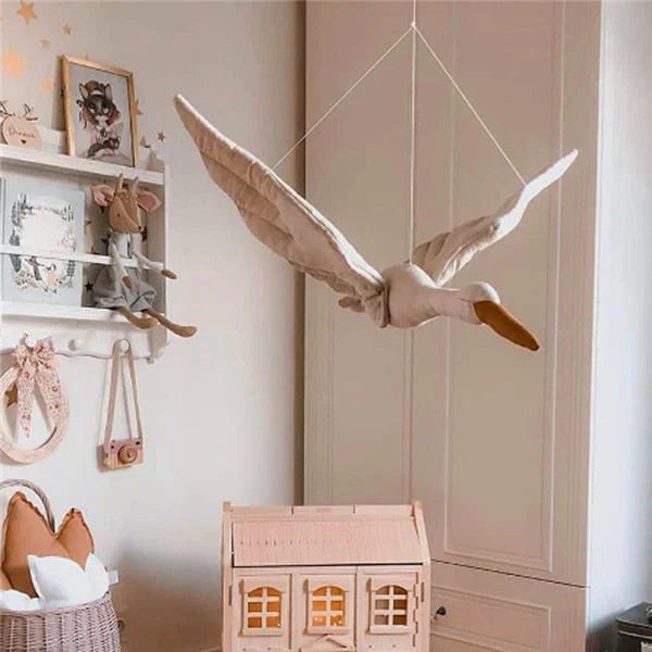 Colorful Swan Nursery Wall Decor - Fesara