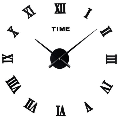 Stylish Wall Clock – Big Contemporary Decor Quartz Clock