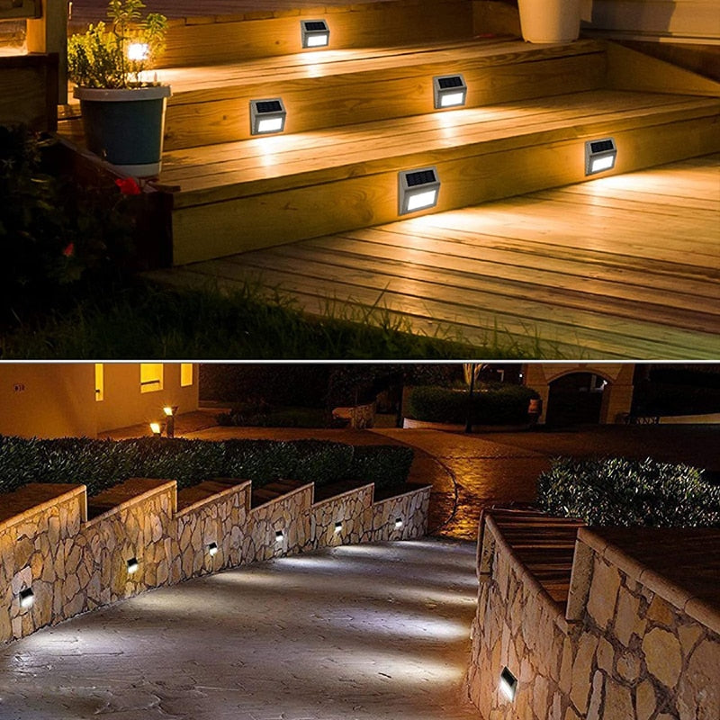 Eco Friendly Outdoor Solar Step Lights