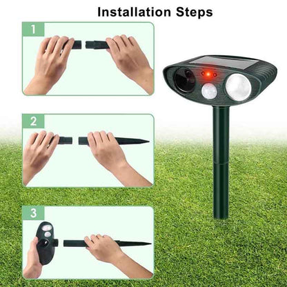 Outdoor Motion Activated Animal Repellent Garden Defender
