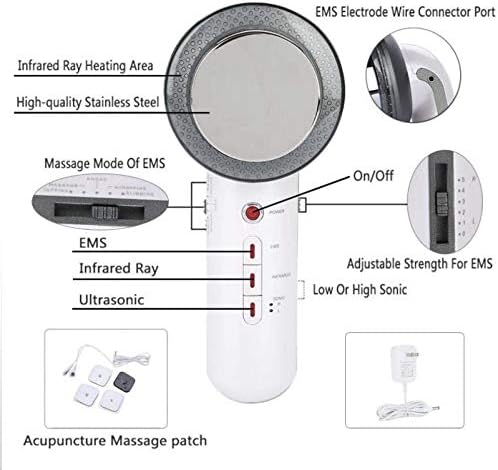 3-in-1 Ultrasonic EMS Slimming Massager for Fat Reduction & Body Sculpting-5