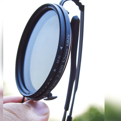 Versatile Round Sunglasses - Adjustable Shade - Slim Metal Frame