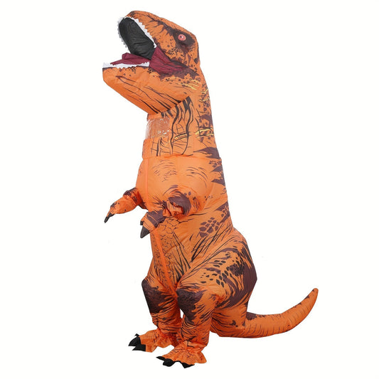 Fun Adult Dinosaur Halloween Onesie Giant T Rex Costume - Fesara