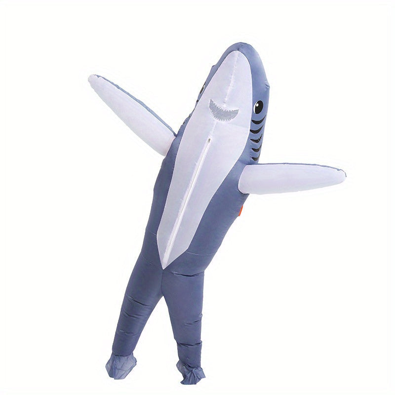 Unisex Inflatable Shark Halloween Costume | Funny Full Body 2