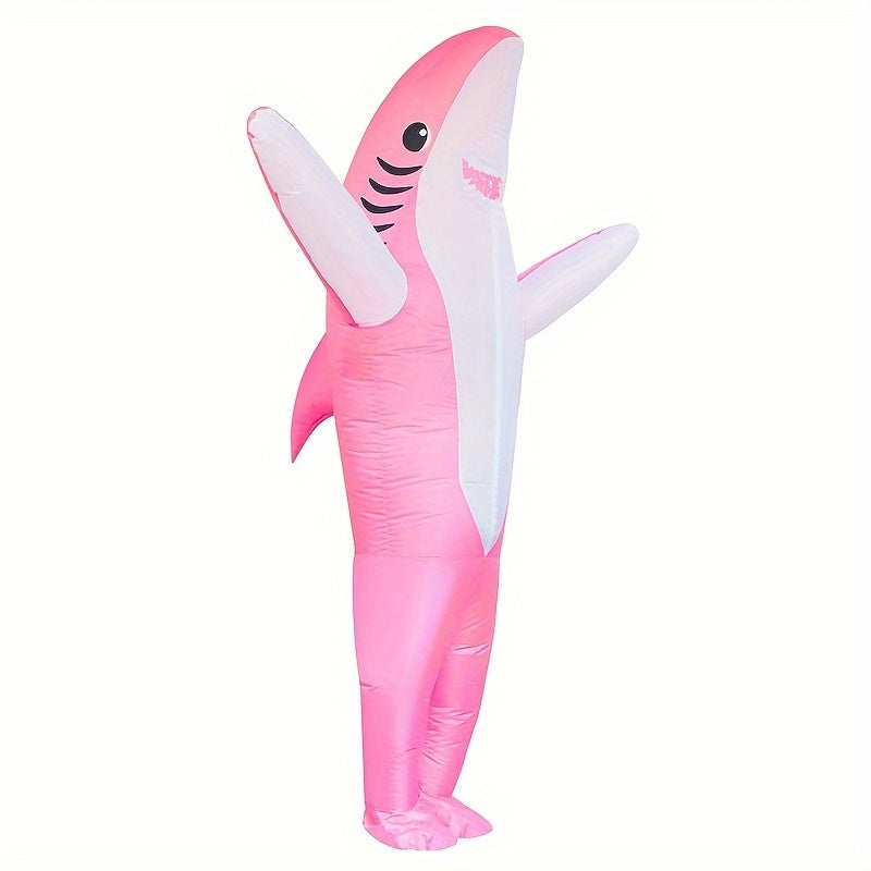 Unisex Inflatable Shark Halloween Costume | Funny Full Body 4