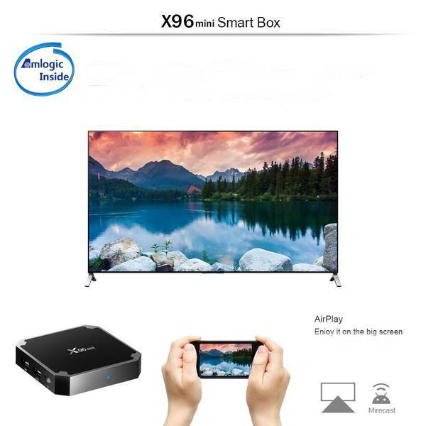Compact Android 7.1 TV Box Streaming Media Player