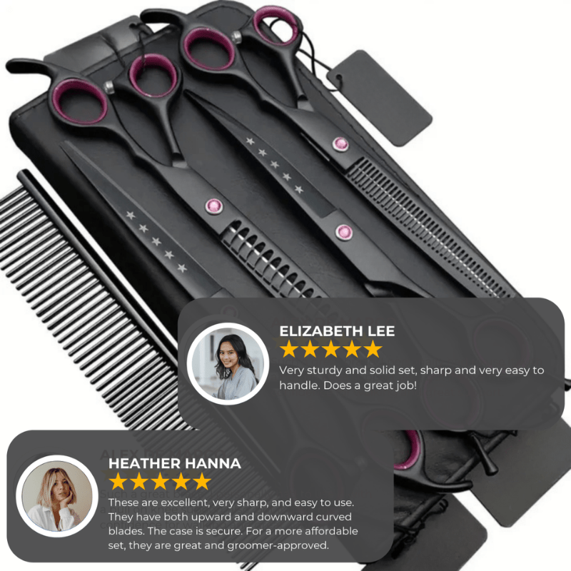 Fesara | 4-piece Pet Grooming Scissor Kit