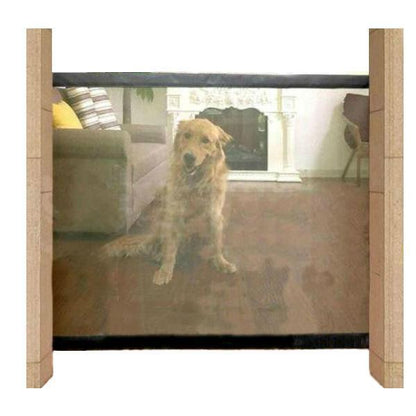 Pet Safe Indoor Dog Gate Easy Mesh Barrier - Fesara