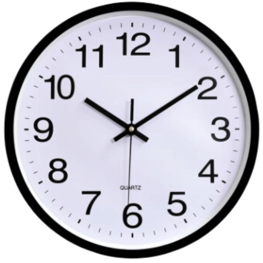 Accurate Digital Atomic Clock with Sleek Black Finish