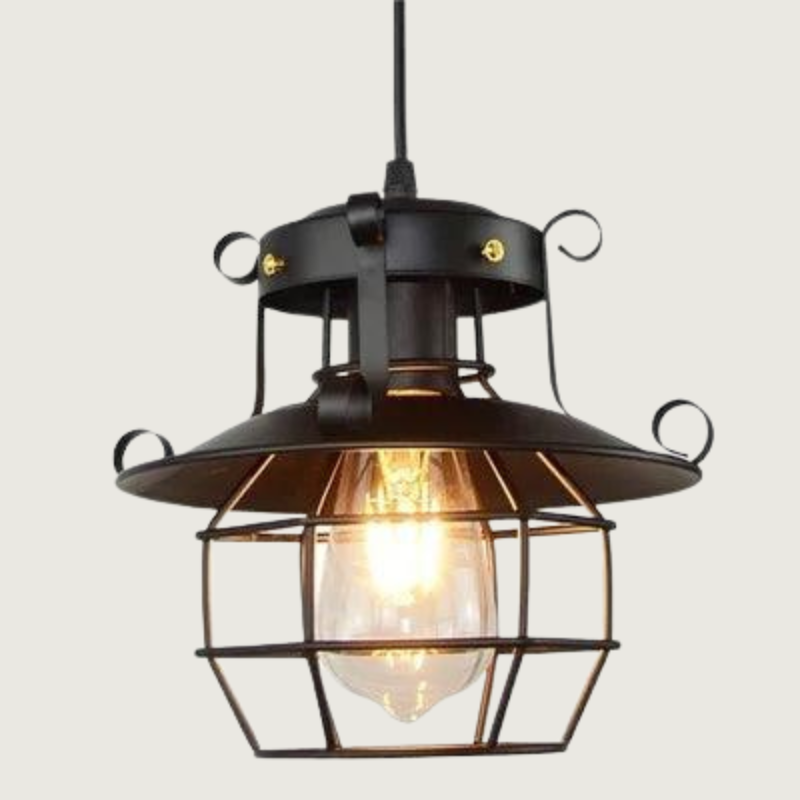Rustic Metal Pendant Lighting - Fesara