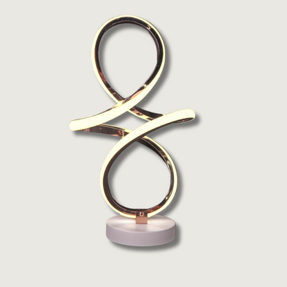 Sleek Spiral LED Desk Lamp with Modern Style - Fesara