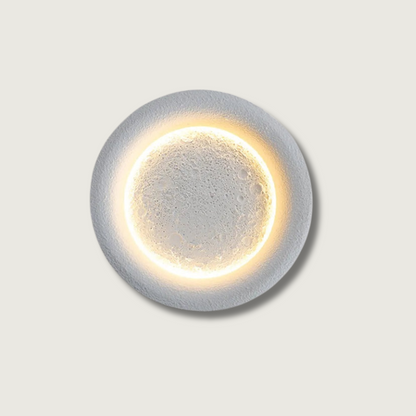 Natural Moon Shape LED Wall Light - Fesara