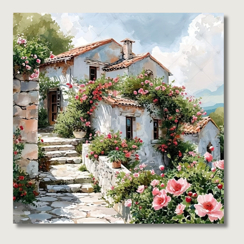 Glowing 3D Landscape Art Picture - Fesara