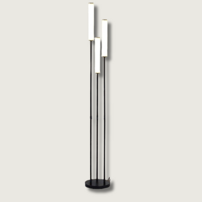 Modern LED Floor Light with Storage Shelf - Fesara