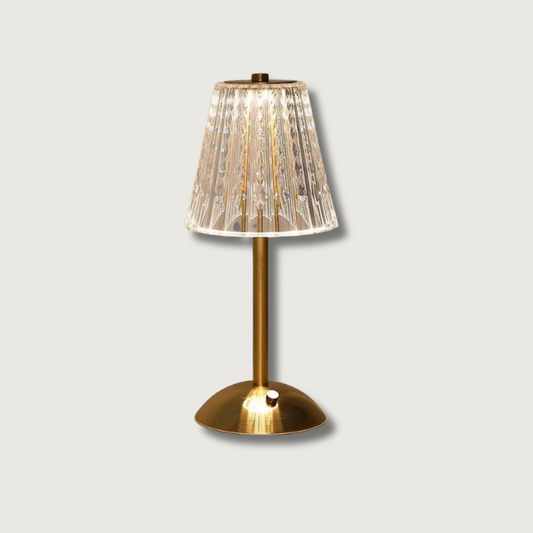 Classic Glass Table Lamp with Sophisticated Glow - Fesara