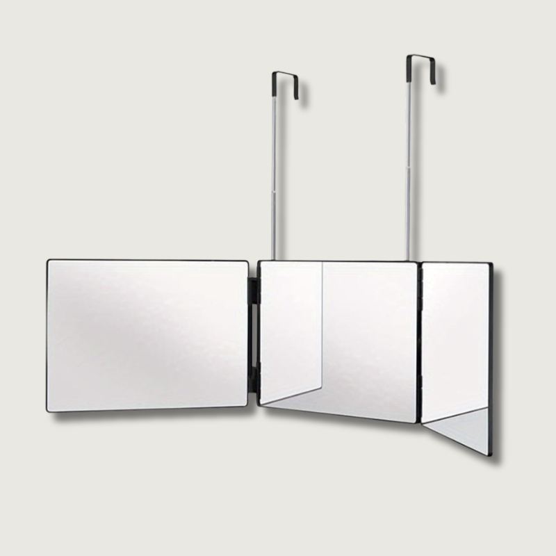 360 Degree Tri Fold Vanity Mirror - Fesara