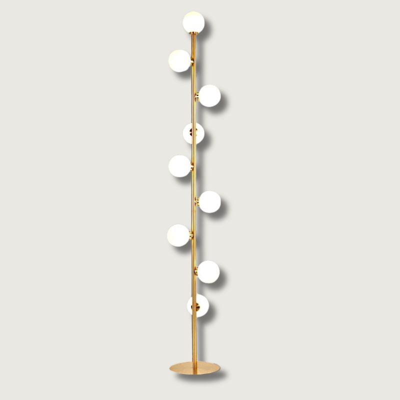 Luxury Gold Standing Lamp - Fesara