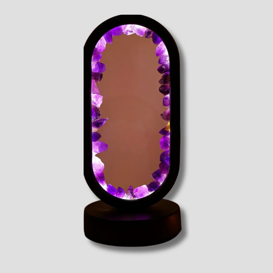 Purple Glow Table Lamp for Relaxing Atmosphere - Fesara